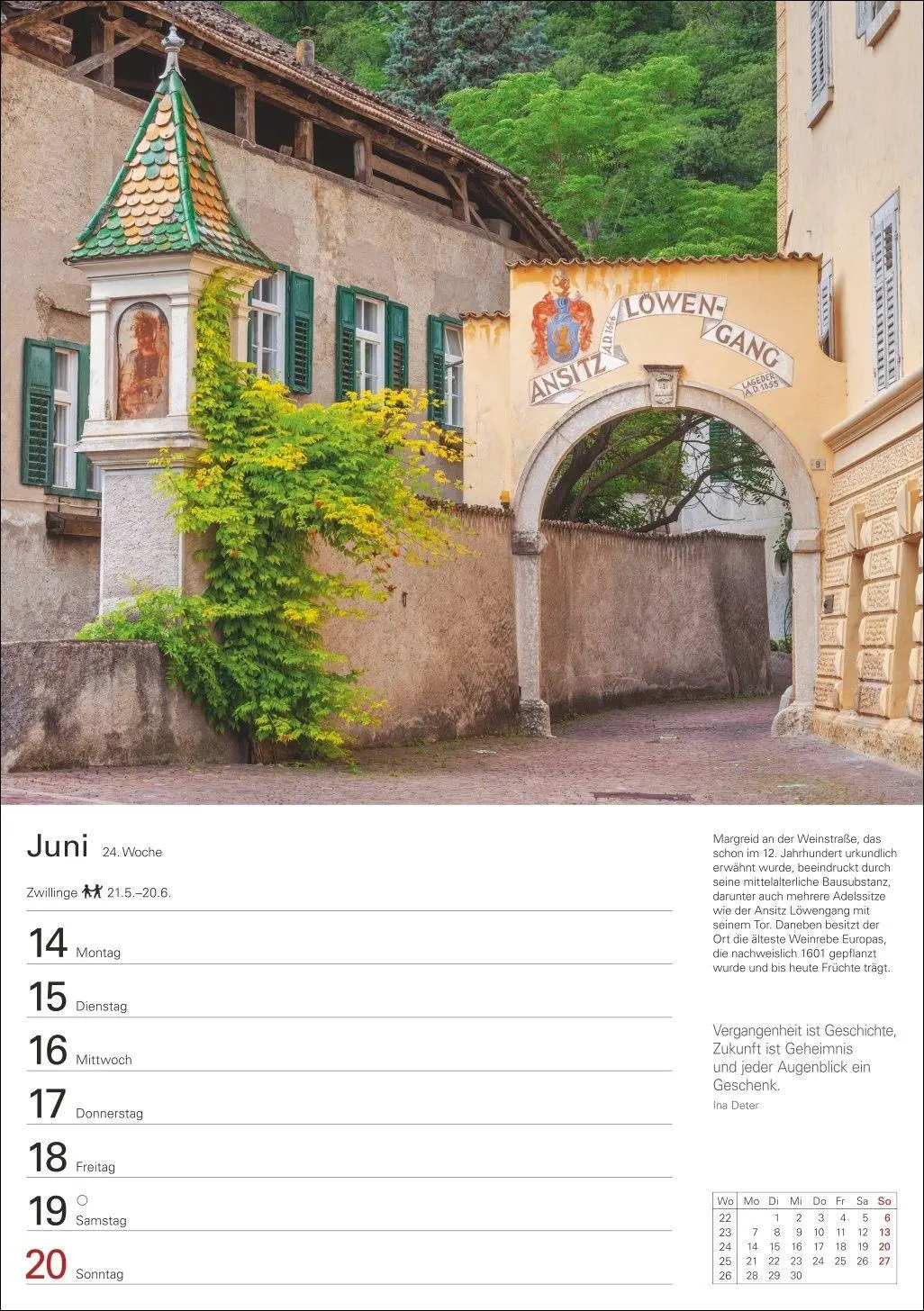 Bild: 9783840039447 | Südtirol Wochenplaner 2027 - Eine Reise in 53 Bildern | Ulrike Issel