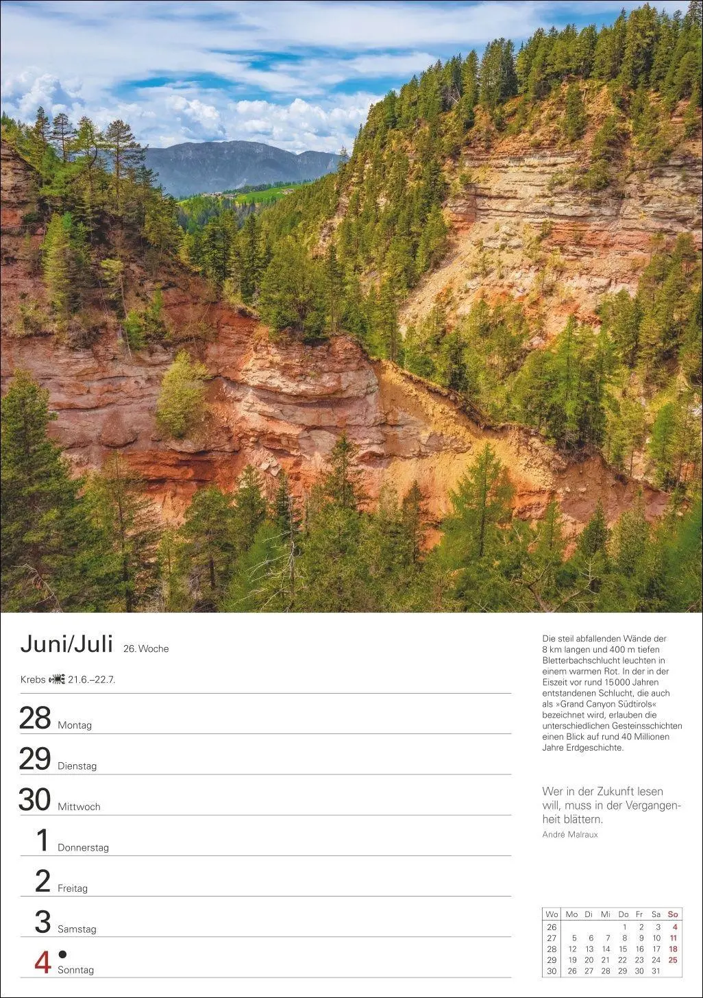 Bild: 9783840039447 | Südtirol Wochenplaner 2027 - Eine Reise in 53 Bildern | Ulrike Issel