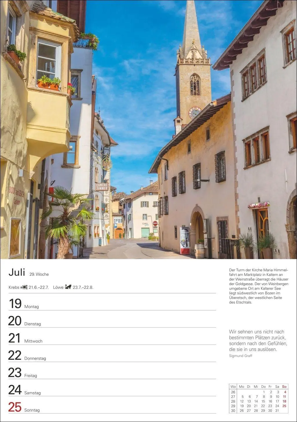 Bild: 9783840039447 | Südtirol Wochenplaner 2027 - Eine Reise in 53 Bildern | Ulrike Issel