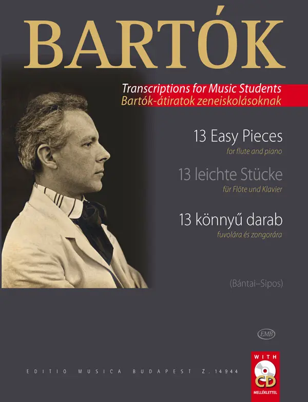 Cover: 9790080149447 | 13 Easy Pieces for Flute and Piano | Béla Bartók | Buch | 2015
