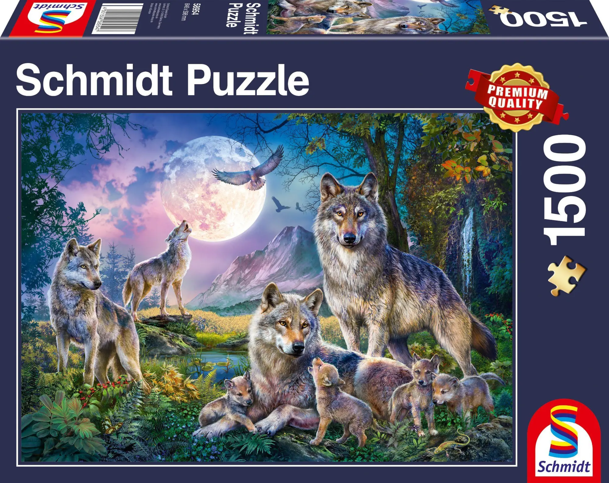 Cover: 4001504589547 | Wölfe Puzzle 1.500 Teile | Puzzle Standard | Spiel | 58954 | Deutsch