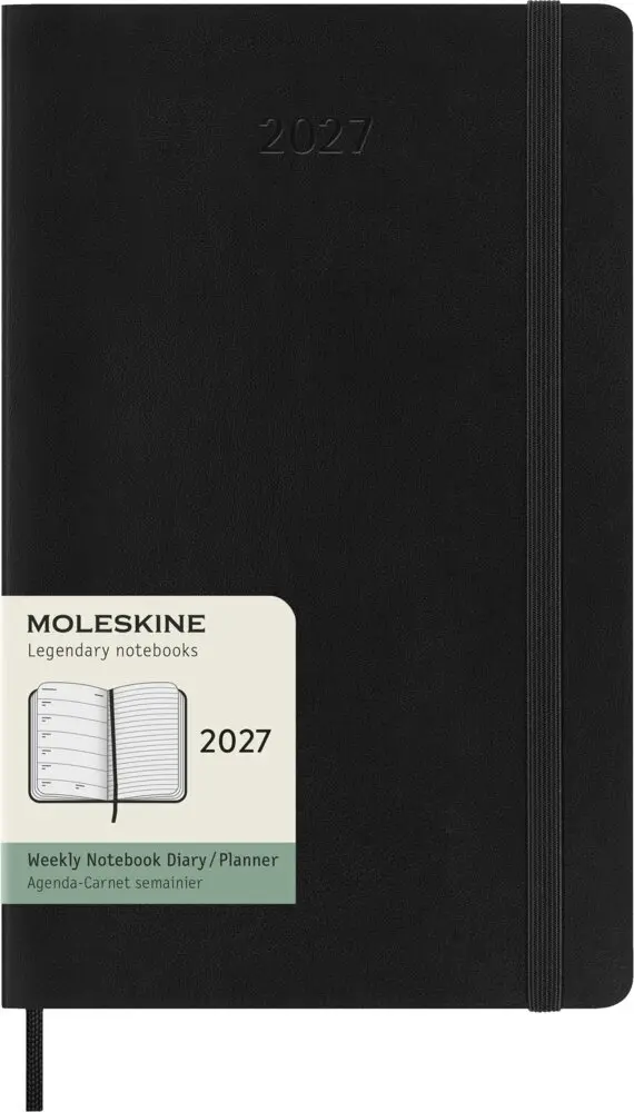 Cover: 8056999279547 | Moleskine 12 Monate Wochen Notizkalender 2027, Large/A5, 1 Wo = 1...