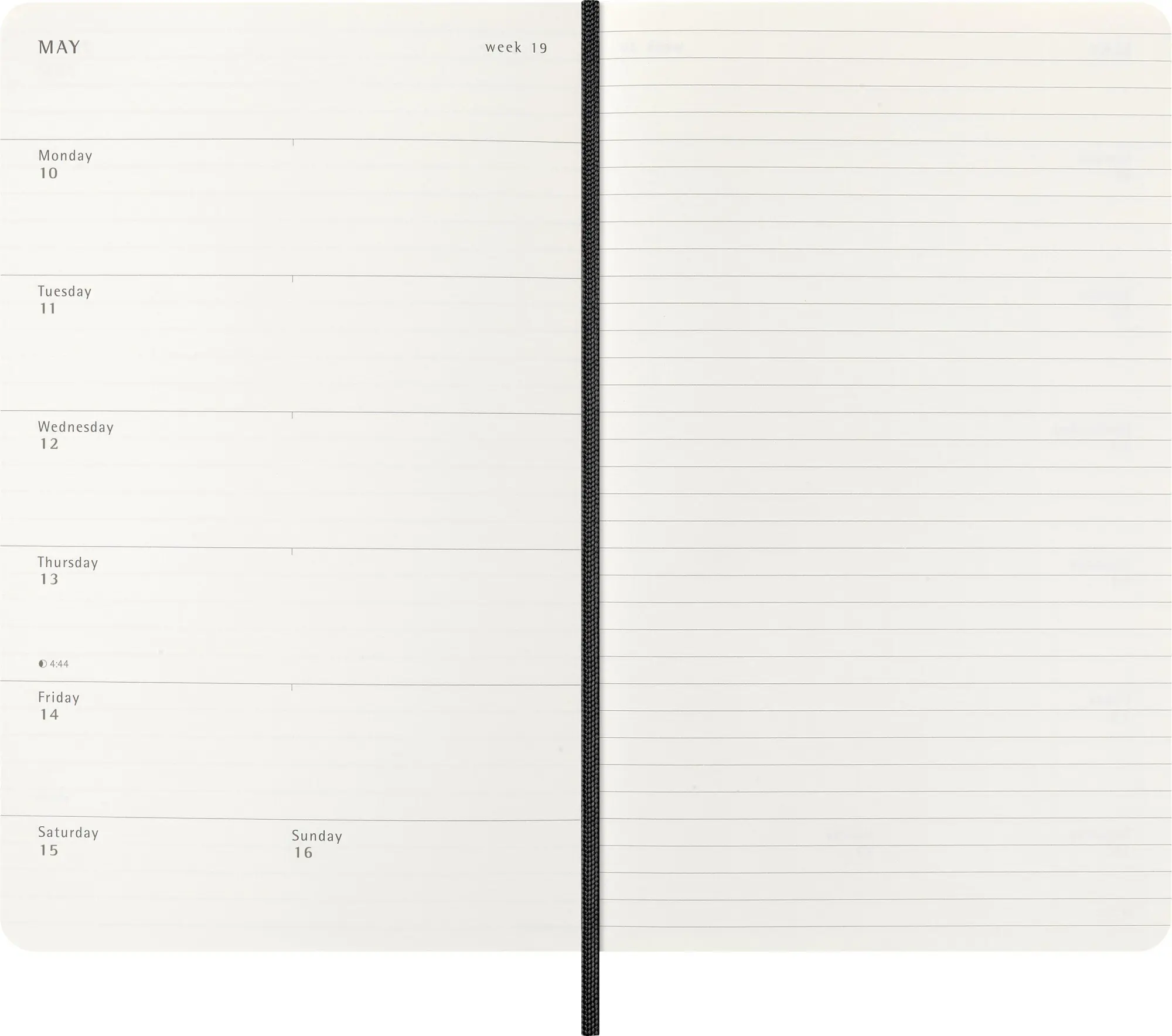 Bild: 8056999279547 | Moleskine 12 Monate Wochen Notizkalender 2027, Large/A5, 1 Wo = 1...