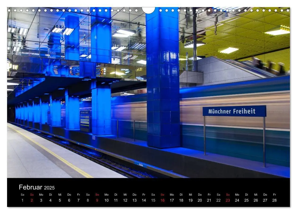 Bild: 9783435669547 | U-Bahn in München (Wandkalender 2025 DIN A3 quer), CALVENDO...