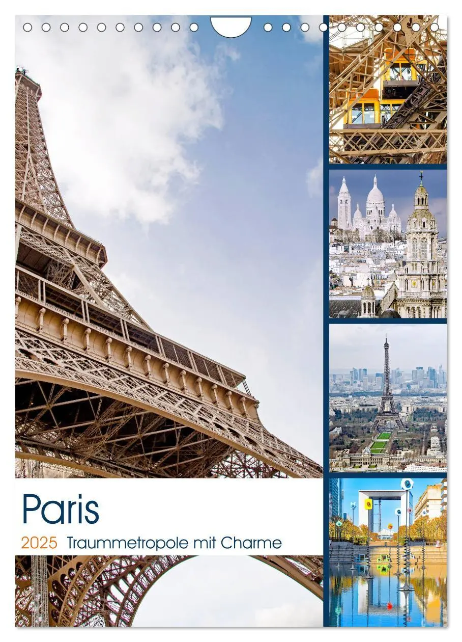 Cover: 9783435979547 | Paris Traummetropole mit Charme (Wandkalender 2025 DIN A4 hoch),...