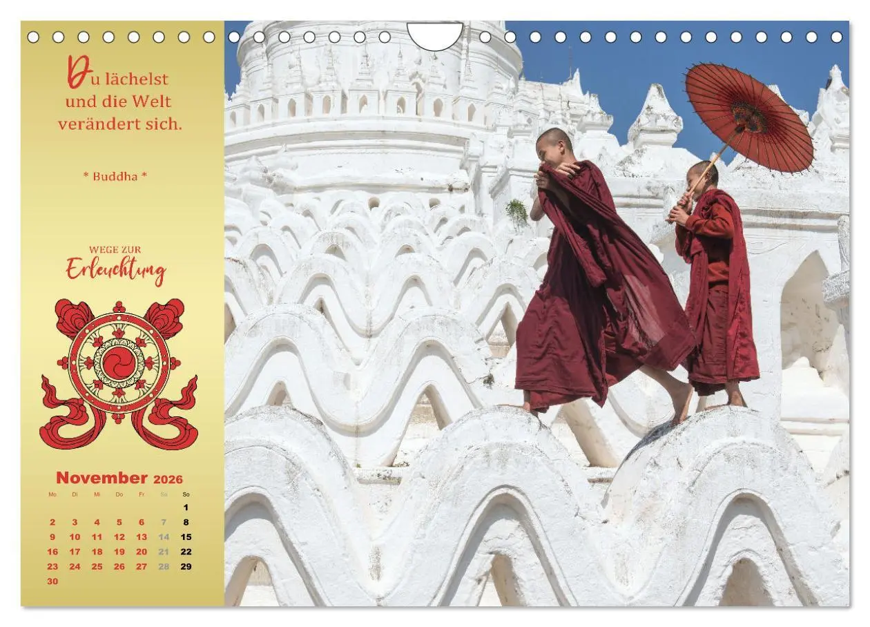 Bild: 9783457379547 | Buddhistische Weisheiten - Wege zur Erleuchtung (Wandkalender 2026...