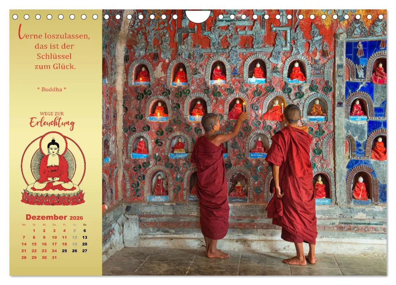 Bild: 9783457379547 | Buddhistische Weisheiten - Wege zur Erleuchtung (Wandkalender 2026...