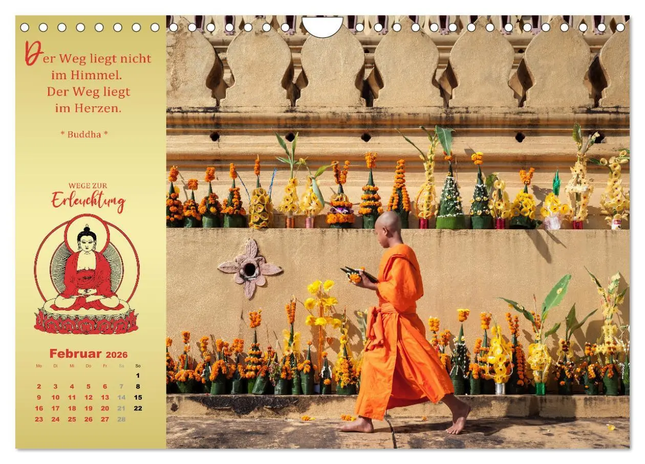 Bild: 9783457379547 | Buddhistische Weisheiten - Wege zur Erleuchtung (Wandkalender 2026...