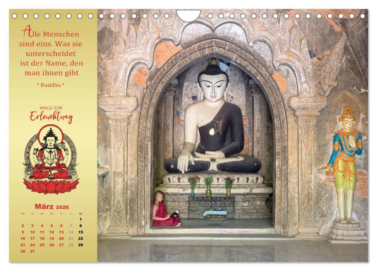 Bild: 9783457379547 | Buddhistische Weisheiten - Wege zur Erleuchtung (Wandkalender 2026...
