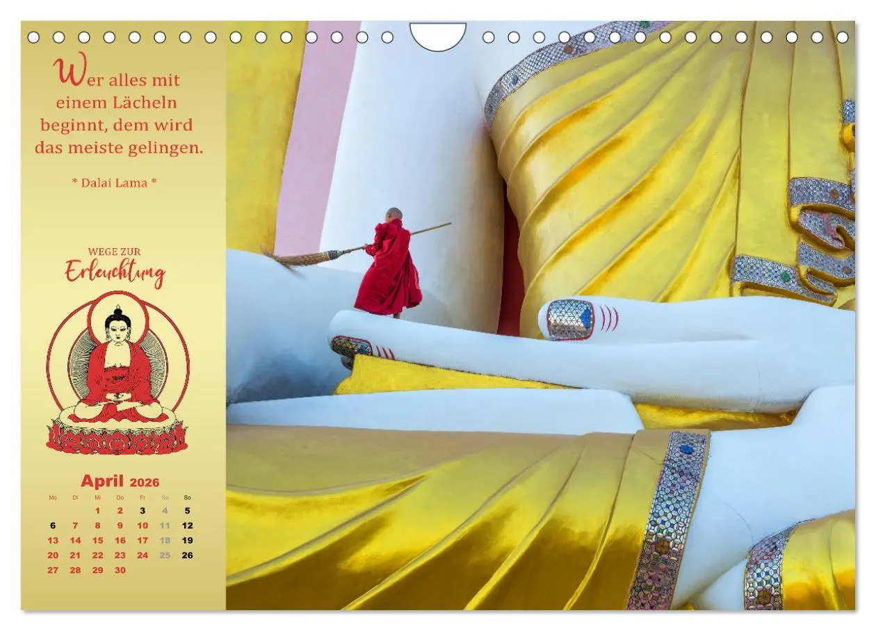 Bild: 9783457379547 | Buddhistische Weisheiten - Wege zur Erleuchtung (Wandkalender 2026...