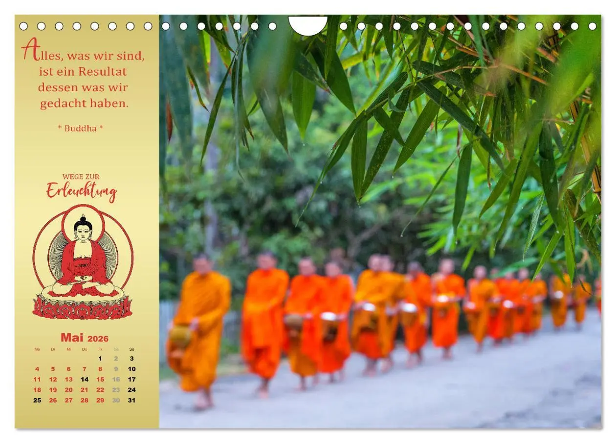 Bild: 9783457379547 | Buddhistische Weisheiten - Wege zur Erleuchtung (Wandkalender 2026...