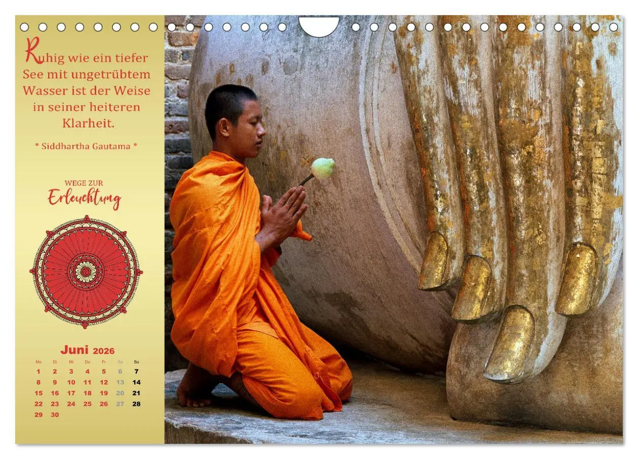 Bild: 9783457379547 | Buddhistische Weisheiten - Wege zur Erleuchtung (Wandkalender 2026...