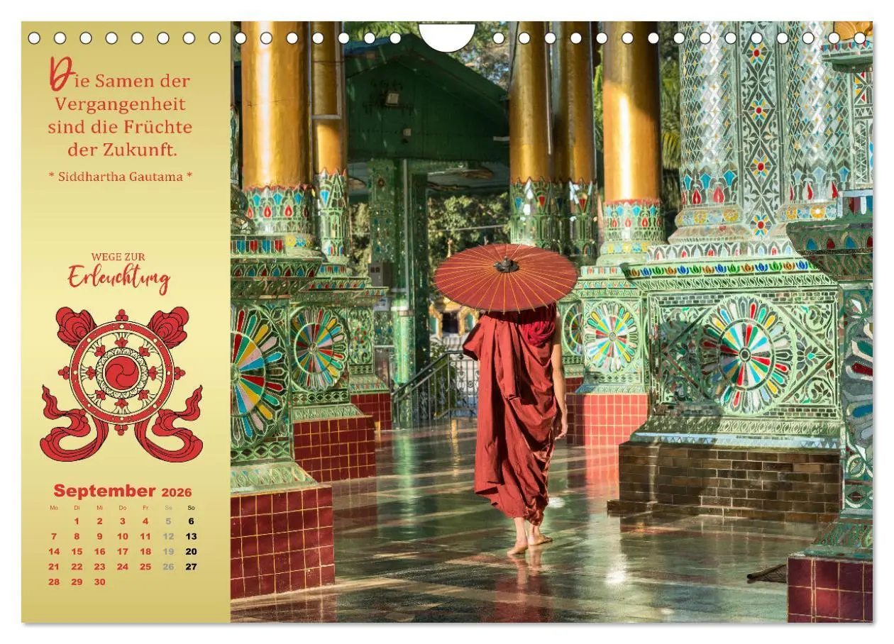 Bild: 9783457379547 | Buddhistische Weisheiten - Wege zur Erleuchtung (Wandkalender 2026...