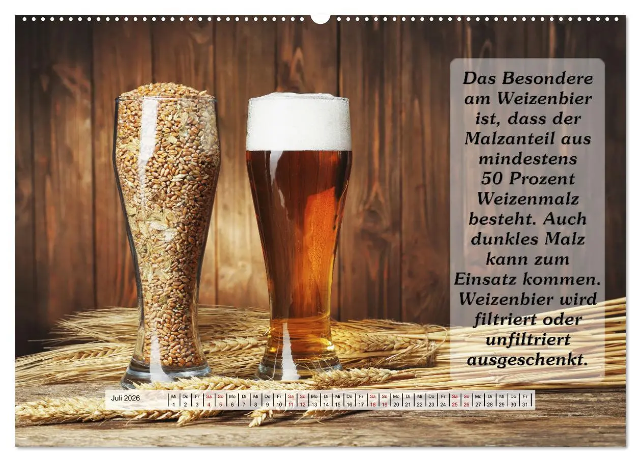 Bild: 9783457449547 | Wissenswertes über Bier (hochwertiger Premium Wandkalender 2026 DIN...