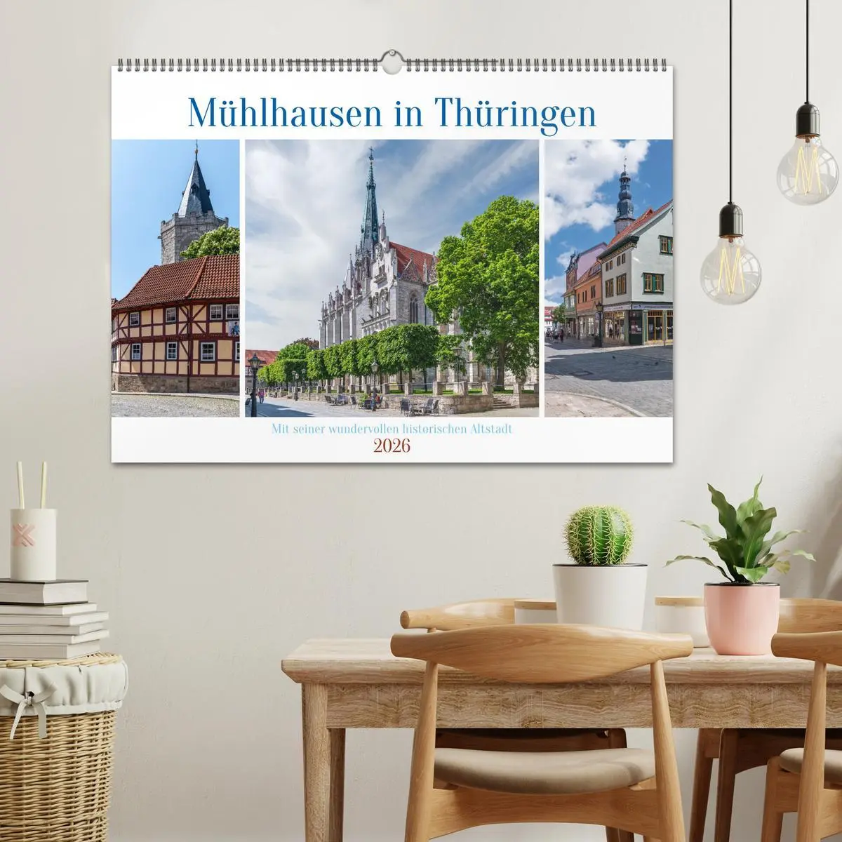 Bild: 9783457519547 | Mühlhausen in Thüringen (Wandkalender 2026 DIN A2 quer), CALVENDO...