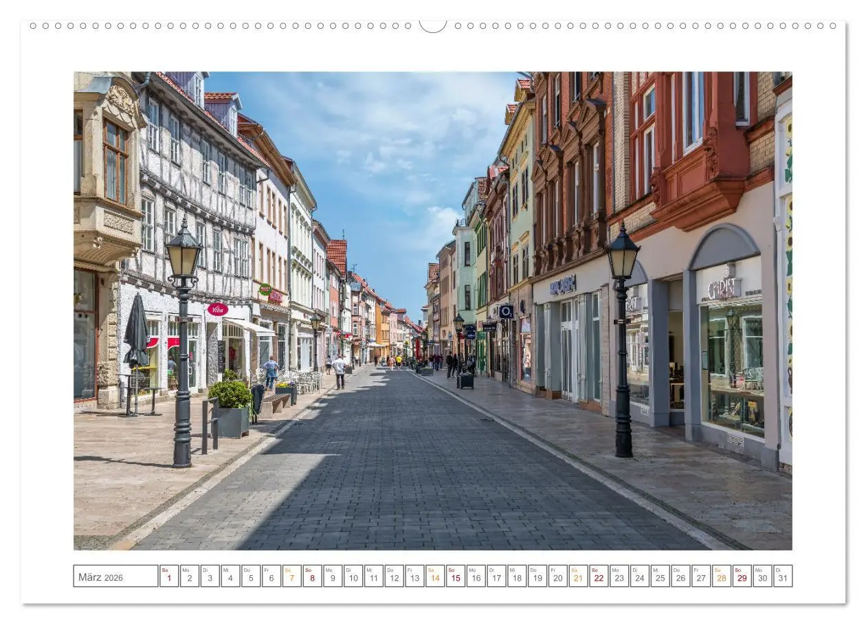Bild: 9783457519547 | Mühlhausen in Thüringen (Wandkalender 2026 DIN A2 quer), CALVENDO...