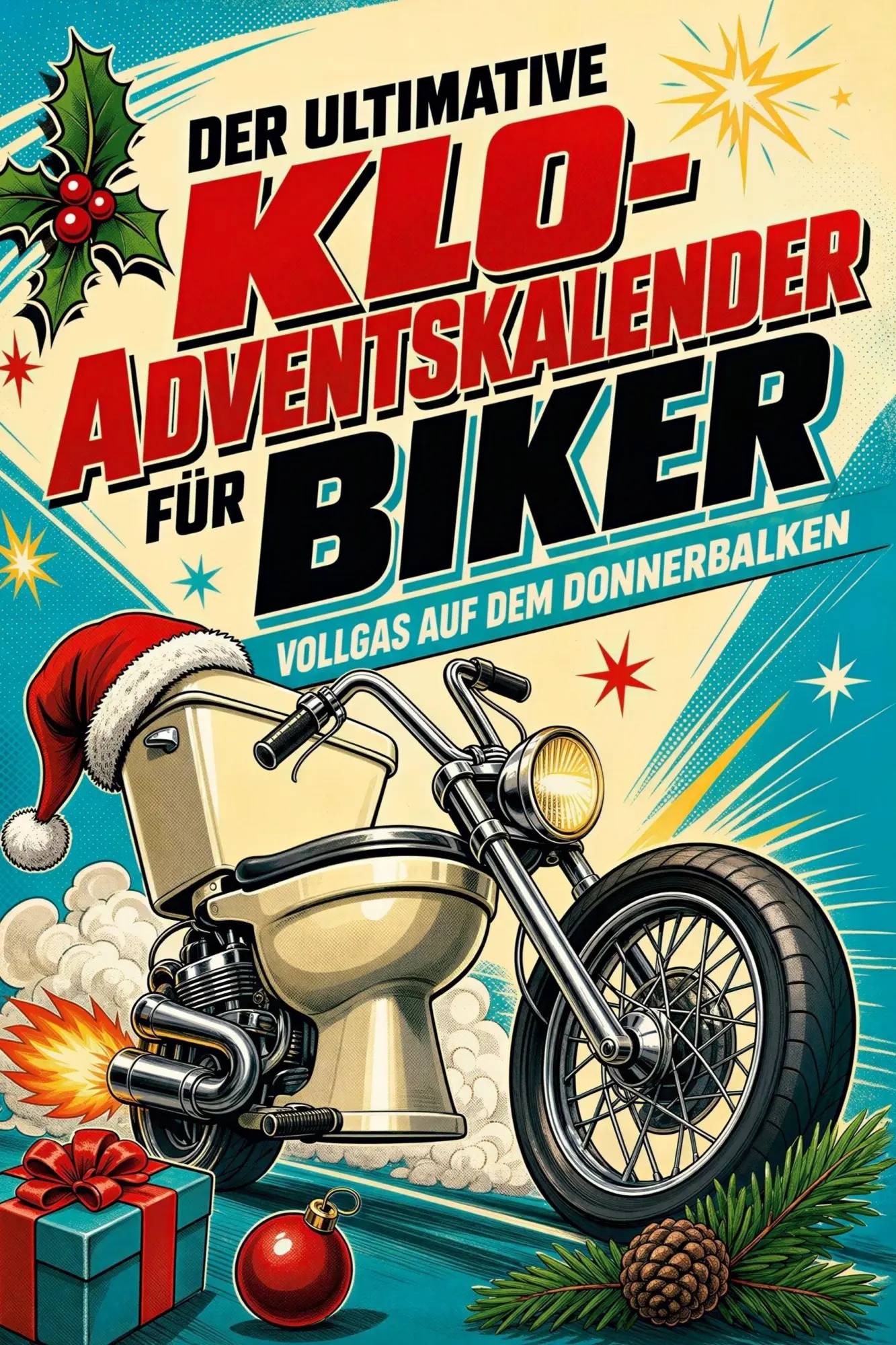 Cover: 9783696109547 | Der ultimative Klo-Adventskalender für Biker | Noah Möller | Buch