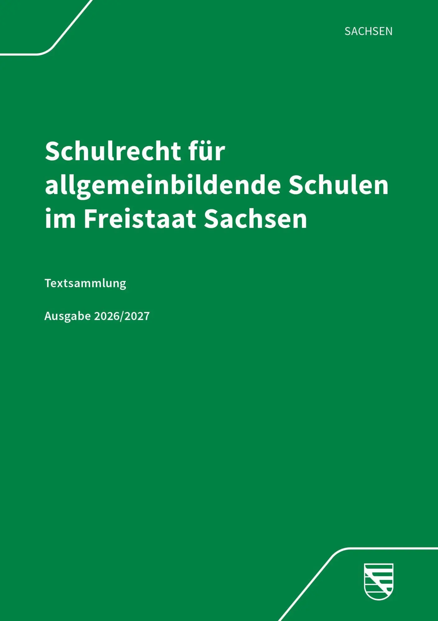Cover: 9783949409547 | Schulrecht für allgemeinbildende Schulen im Freistaat Sachsen | Buch