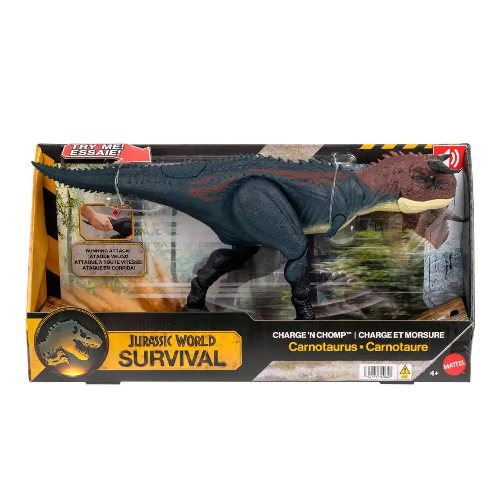 Cover: 194735349647 | Jurassic World Charge 'N Chomp Carnotaurus | Offene Verpackung | JKG85