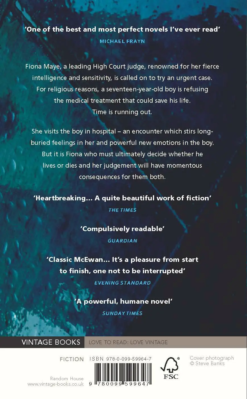 Rückseite: 9780099599647 | The Children Act | Ian McEwan | Taschenbuch | 216 S. | Englisch | 2015