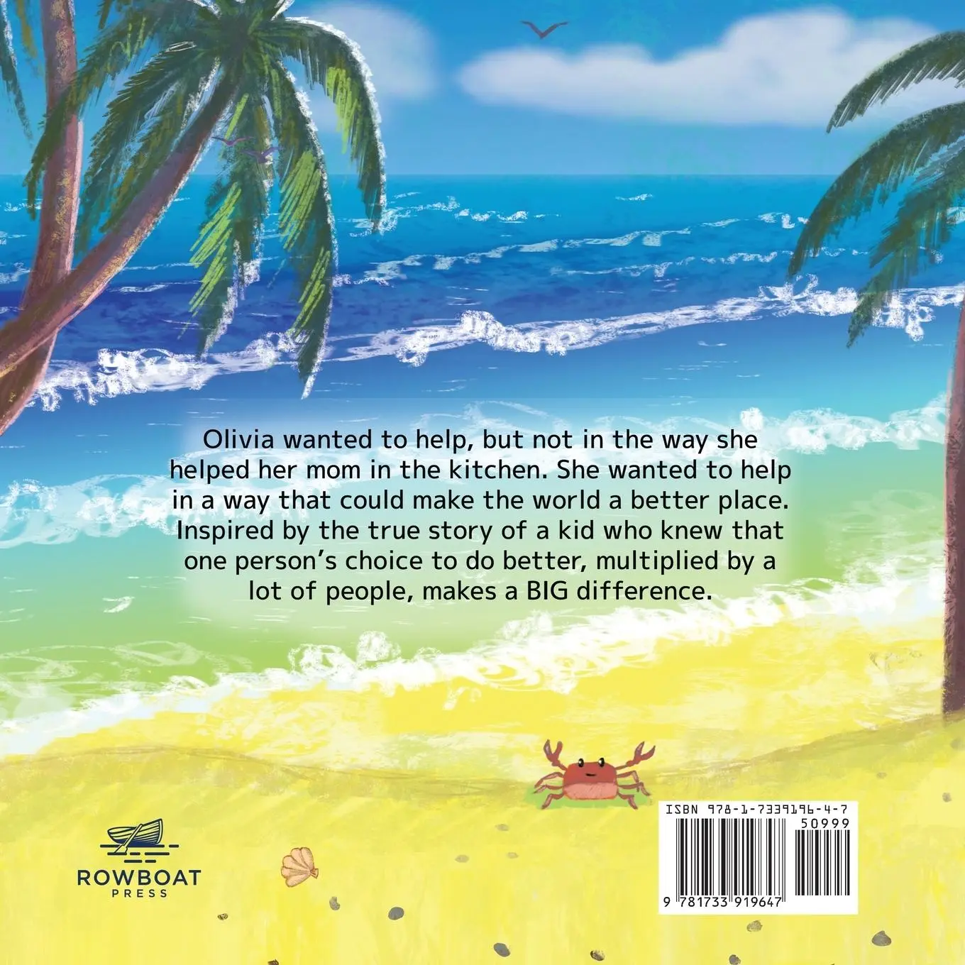 Rückseite: 9781733919647 | Kids Saving Oceans | Olivia Makes a Difference | Tori McGee (u. a.)