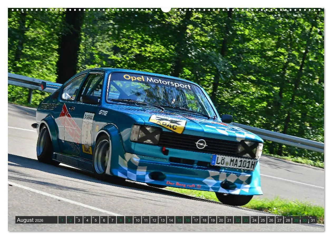Bild: 9783457749647 | OLDTIMER BERGRENNEN - OPEL AM START (Wandkalender 2026 DIN A2...