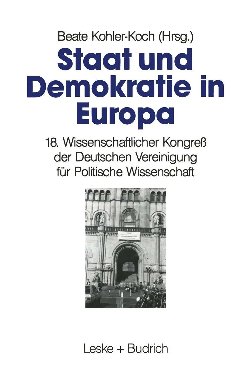 Cover: 9783810009647 | Staat und Demokratie in Europa | Beate Kohler-Koch | Taschenbuch