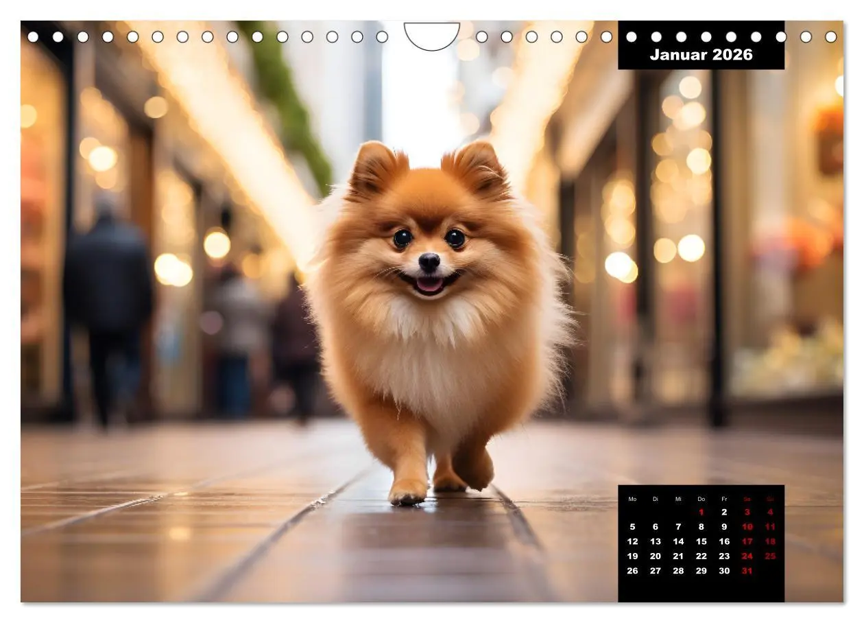 Bild: 9783457359747 | Zwergspitze - kleine Hunde, große Persönlichkeiten (Wandkalender...