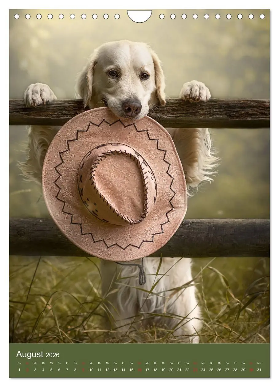 Bild: 9783516379747 | Grace und Cuba - Zwei liebenswerte Golden Retriever (Wandkalender...