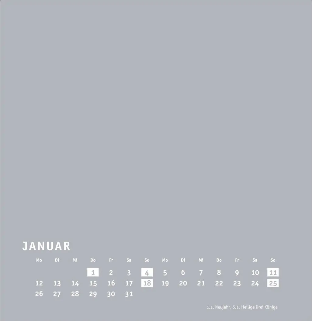 Bild: 9783756409747 | Premium-Bastelkalender silbergrau groß 2026 | Heye | Kalender | 14 S.