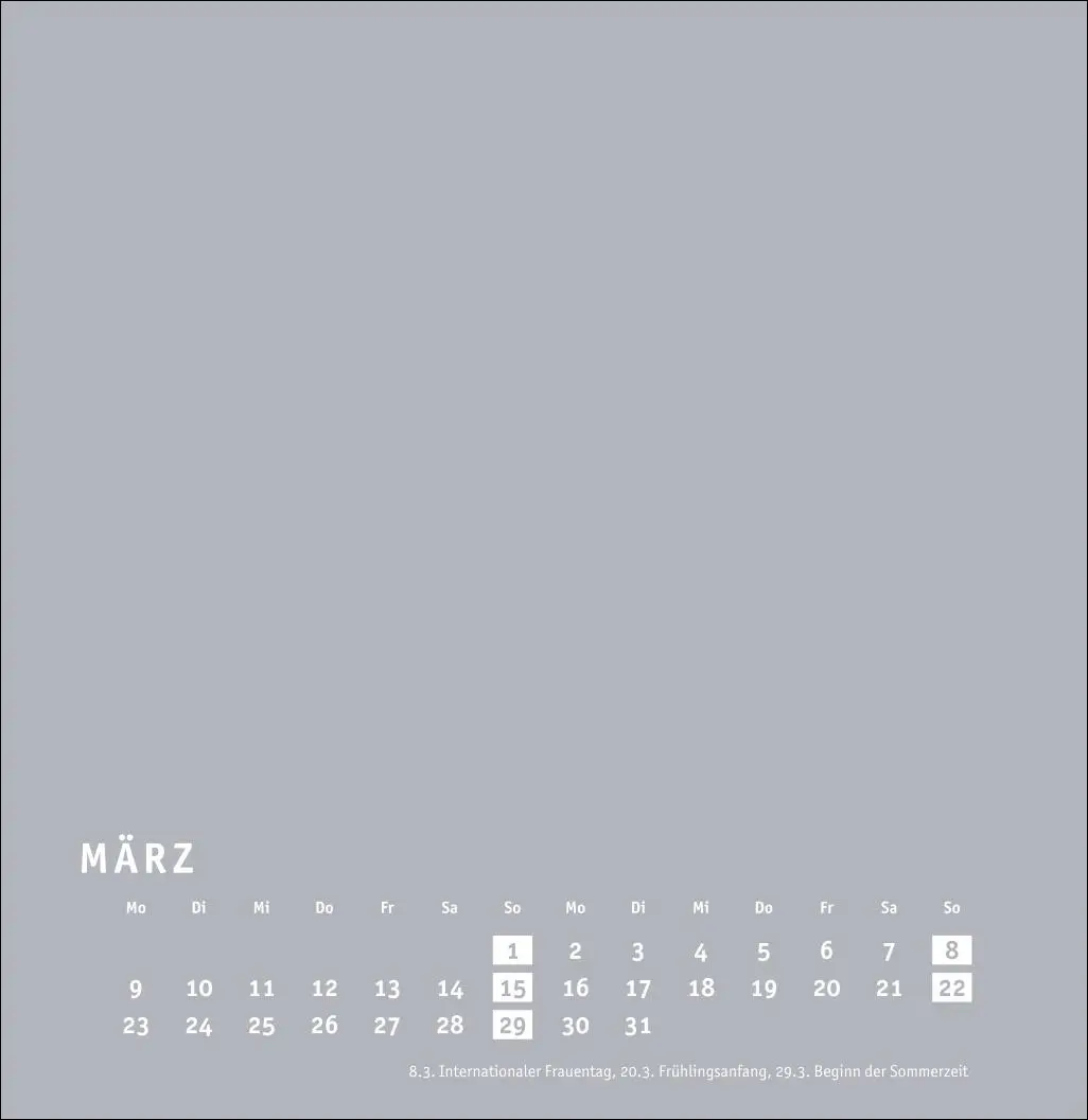 Bild: 9783756409747 | Premium-Bastelkalender silbergrau groß 2026 | Heye | Kalender | 14 S.