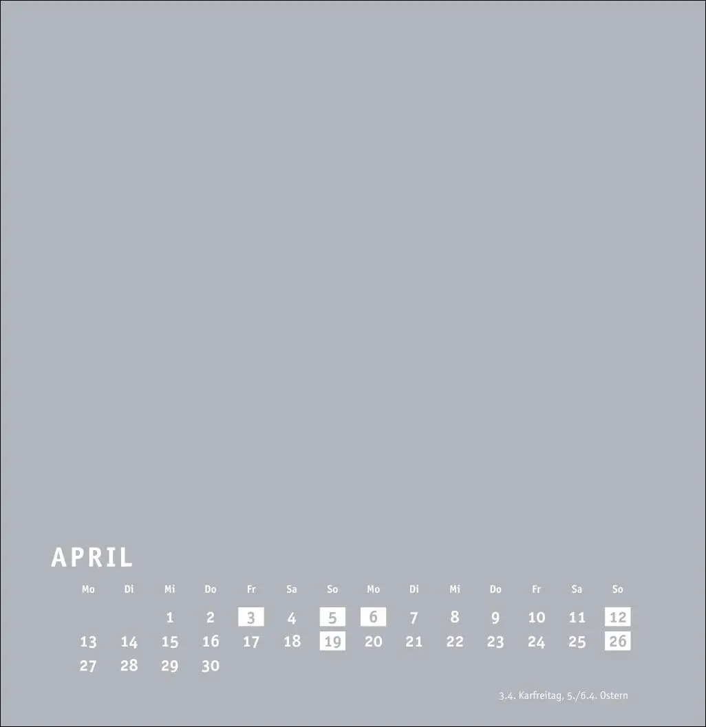 Bild: 9783756409747 | Premium-Bastelkalender silbergrau groß 2026 | Heye | Kalender | 14 S.