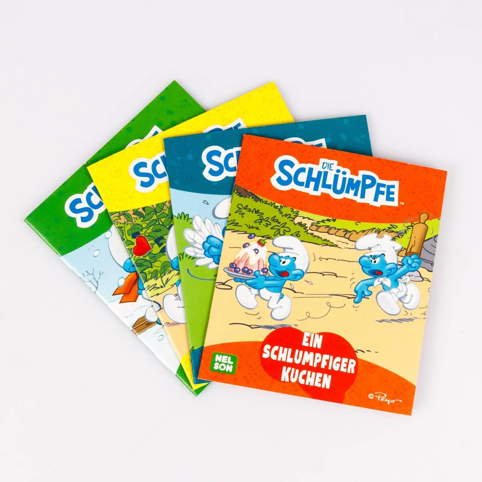 Bild: 9783845129747 | Nelson Mini-Bücher: 4er Schlümpfe 1-4 | Box | Nelson Mini-Bücher