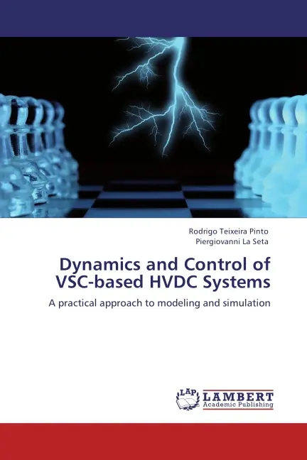Cover: 9783845439747 | Dynamics and Control of VSC-based HVDC Systems | Pinto (u. a.) | Buch