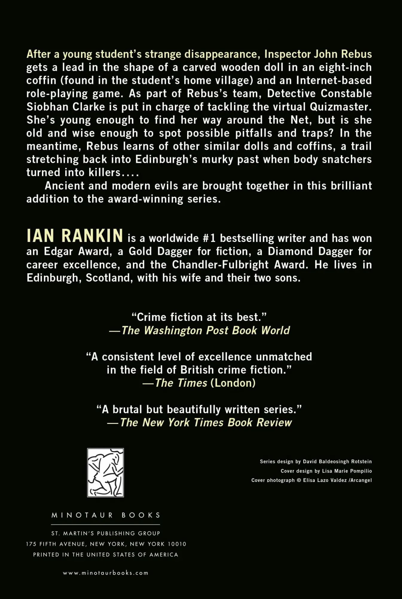 Rückseite: 9780312629847 | The Falls | Ian Rankin | Taschenbuch | Kartoniert / Broschiert | 2010