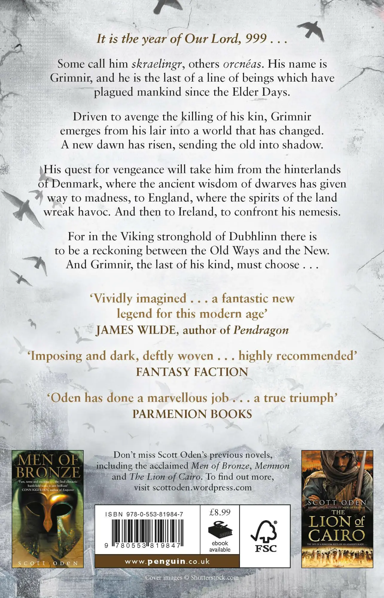 Rückseite: 9780553819847 | A Gathering of Ravens | Scott Oden | Taschenbuch | Englisch | 2018