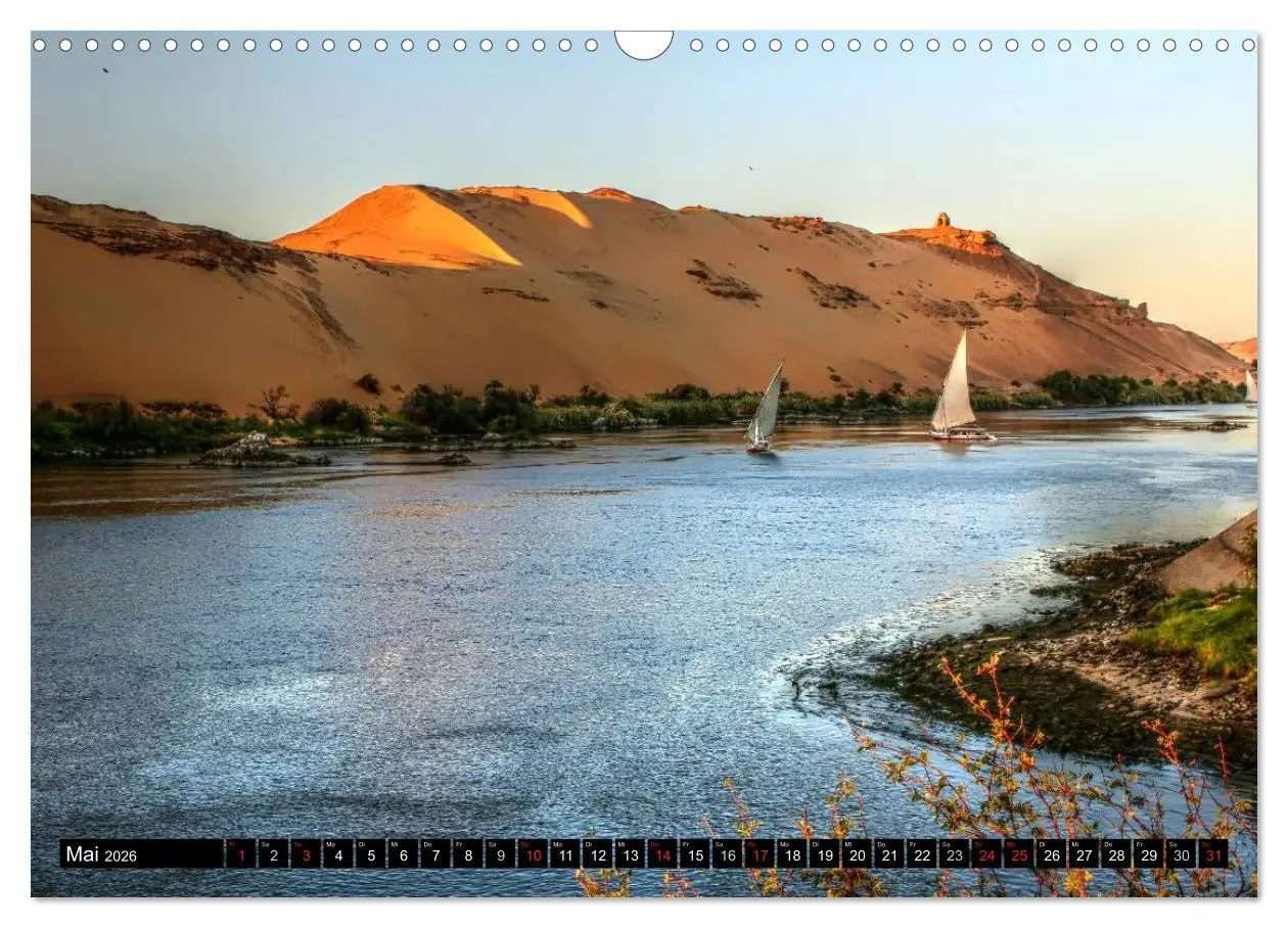 Bild: 9783516059847 | Ägypten - Impressionen (Wandkalender 2026 DIN A3 quer), CALVENDO...