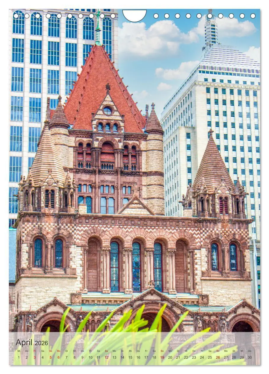 Bild: 9783516369847 | USA - Historisches Boston (Wandkalender 2026 DIN A4 hoch), CALVENDO...