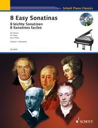 Cover: 9790001139847 | 8 Easy Sonatines | Von Clementi bis Beethoven. Klavier. Ausgabe mit CD