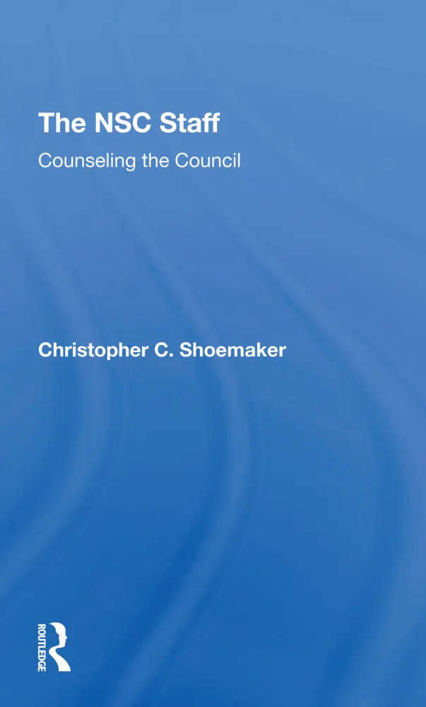 Cover: 9780367309947 | The Nsc Staff | Counseling The Council | Christopher C. Shoemaker