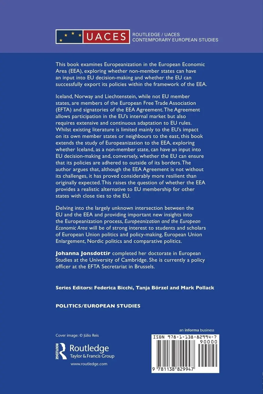 Rückseite: 9781138829947 | Europeanization and the European Economic Area | Johanna Jonsdottir
