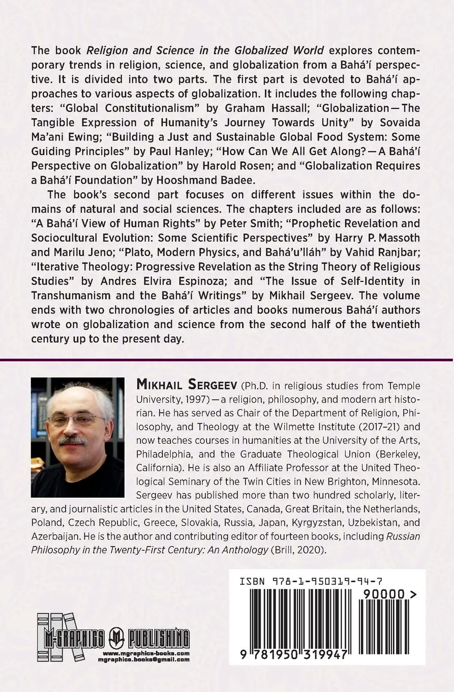 Rückseite: 9781950319947 | Religion and Science in the Globalized World | A Collective Monograph