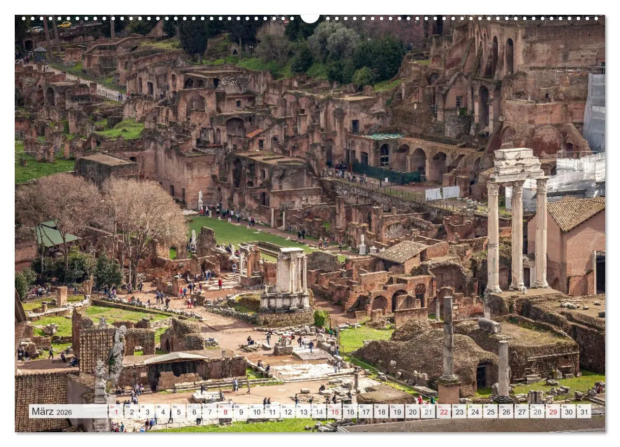 Bild: 9783457269947 | Italien - Rom (Wandkalender 2026 DIN A2 quer), CALVENDO Monatskalender