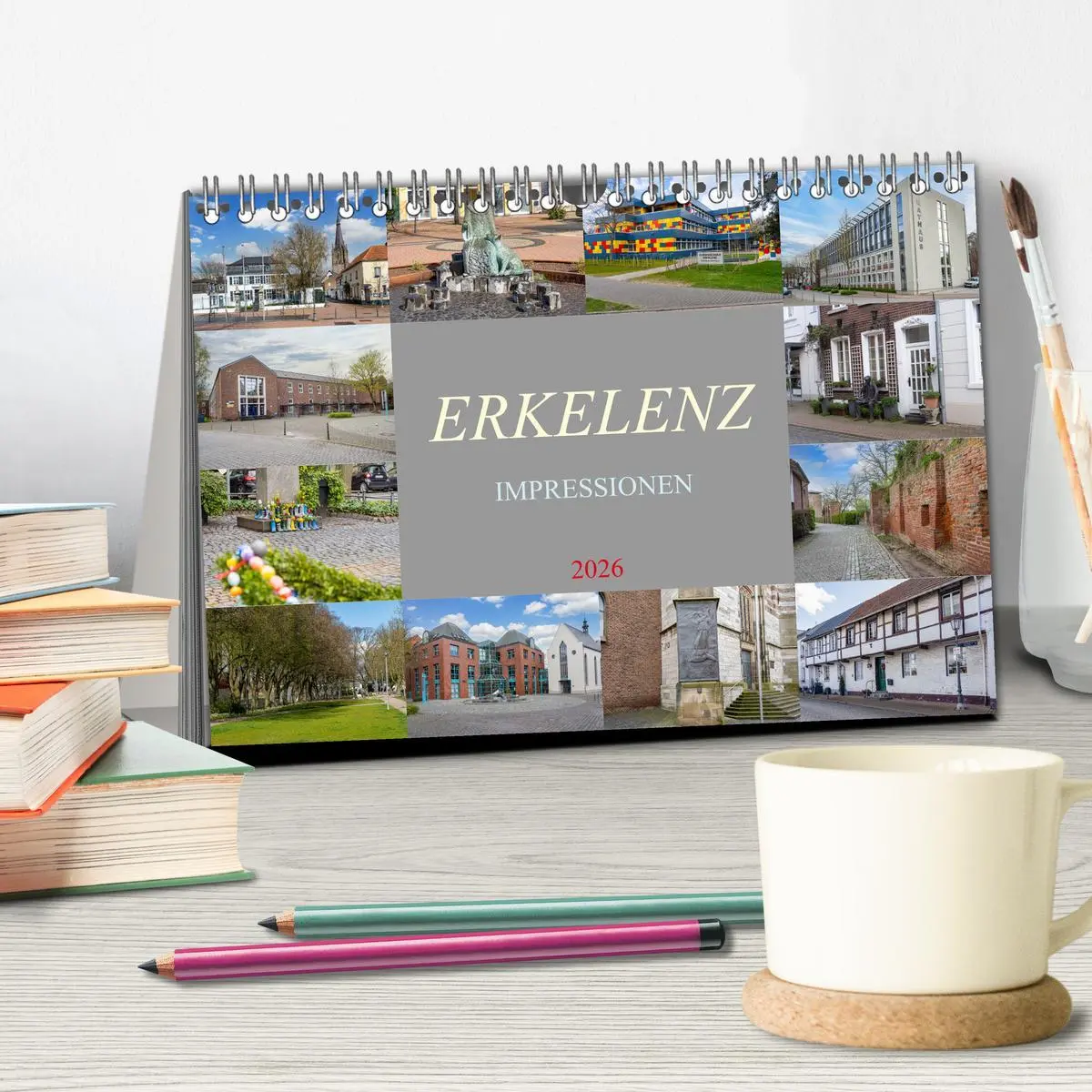 Bild: 9783457409947 | Erkelenz Impressionen (Tischkalender 2026 DIN A5 quer), CALVENDO...