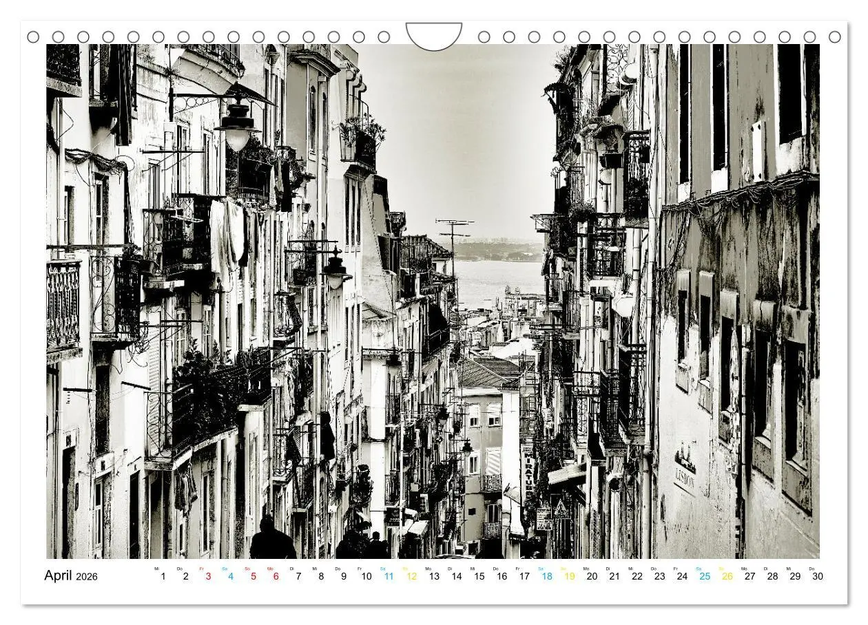 Bild: 9783457579947 | Lissabon One Day (Wandkalender 2026 DIN A4 quer), CALVENDO...