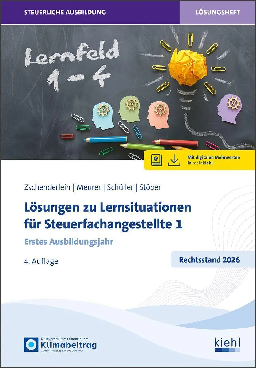 Cover: 9783470109947 | Lösungen zu Lernsituationen für Steuerfachangestellte 1 | Bundle