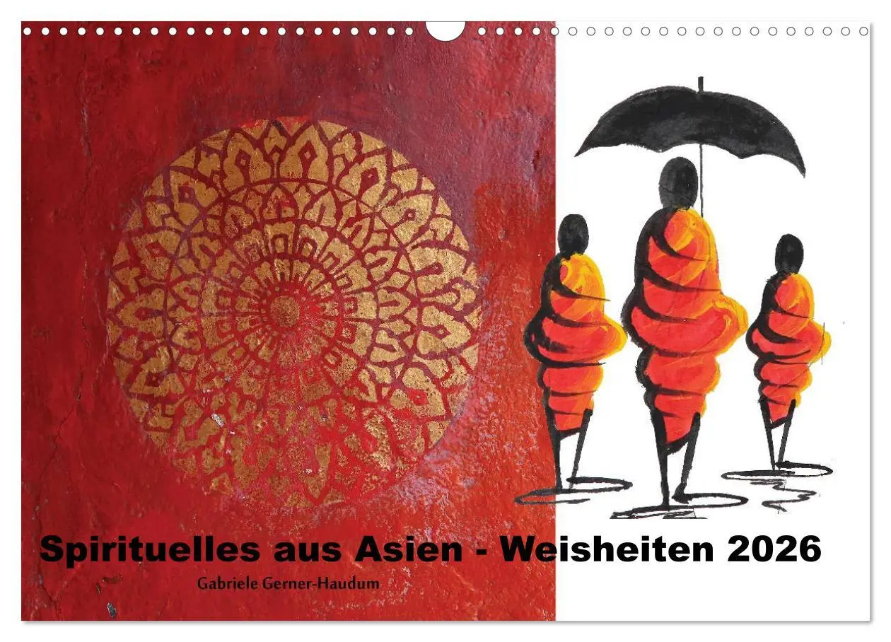 Cover: 9783516119947 | Spirituelles aus Asien - Weisheiten 2026 (Wandkalender 2026 DIN A3...