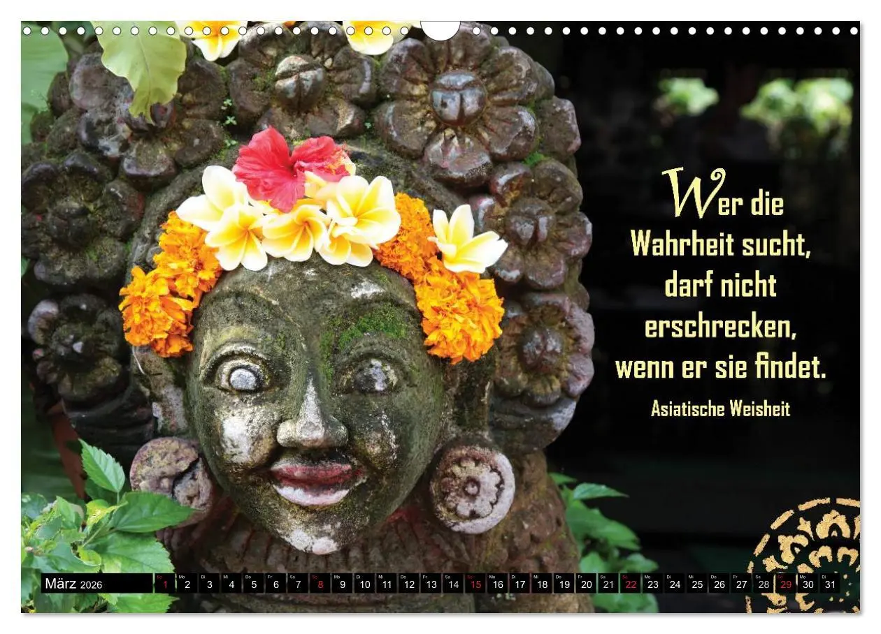 Bild: 9783516119947 | Spirituelles aus Asien - Weisheiten 2026 (Wandkalender 2026 DIN A3...