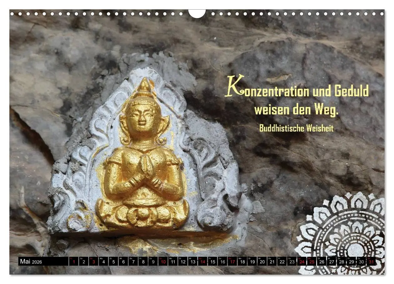 Bild: 9783516119947 | Spirituelles aus Asien - Weisheiten 2026 (Wandkalender 2026 DIN A3...