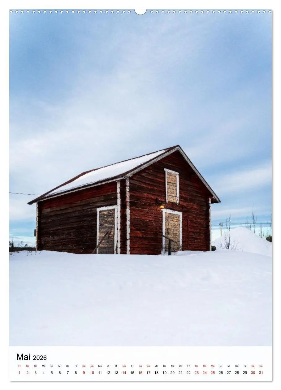 Bild: 9783516739947 | Finnland - Winter Wunderland (Wandkalender 2026 DIN A2 hoch),...